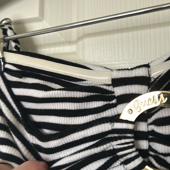 Guess Straplesss Striped Top - Picture 10 of 10
